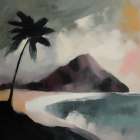 Tropical Mirage Art Print