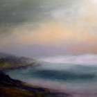 Veiled Shoreline Art Print