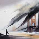 Whirlwind Waterfront Art Print