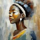 African American Fashionista VII Art Print