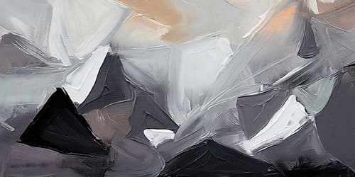 Rhythmic Rifts Abstract Art Print