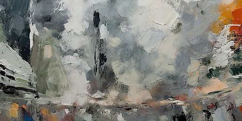 Street Ballet Abstract Art Print