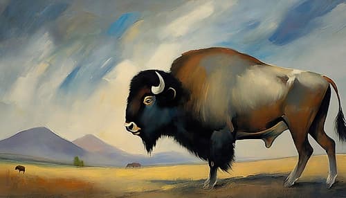 Monarch of the Plains Art Print