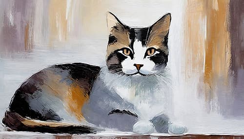 Mystique in Fur Art Print