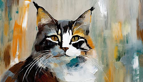 Portrait of a Bobcat Art Print