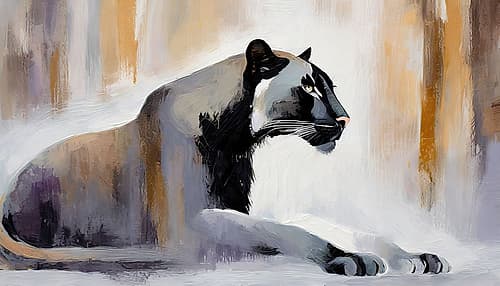 The Black Panther Art Print