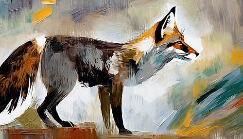 Watcher in the Woods Art Print