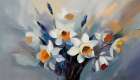 Daffodils in Depth Art Print