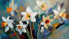 The Daffodils Touch Art Print