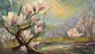 Magnolia Majesty Art Print