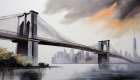 Bridging Day and Night Art Print