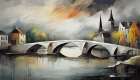 Pont Neuf at Dusk Art Print
