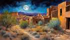 Adobe Night Art Print