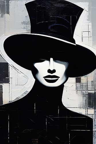 Black Venus Abstract Art Print