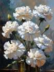 Blossoms Of White Art Print