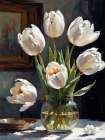 Bouquet Of White Flowers Art Print