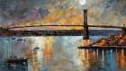 Bridge Of Lights Art Print