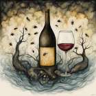 Cabernet Conundrums and Gouda Giggles Art Print