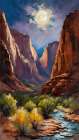 Canyon Of Life Art Print