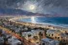 City By The Sea Art Print