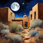 Desert Pathway Art Print