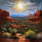 Desert Sunrise Art Print