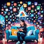 Digital Dreamscape.jpg Art Print