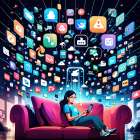 Digital Overload.jpg Art Print