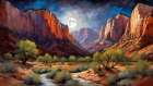 Enchanted Nightfall Art Print