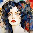 Enigmatic Muse Art Print
