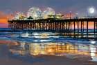 Ferris Wheels On the Pier Art Print