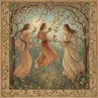Flower Maidens_ Art Print