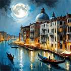 Gondola Serenade Coastal Print