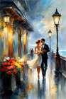 Love Stroll Art Print