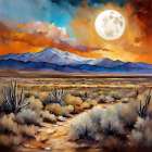 Lunar Trail Art Print