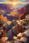 Majestic Cliffs Art Print