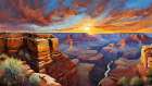 Majestic Sunset Art Print