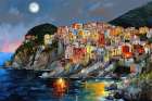 Manarolo Moonshine Coastal Print