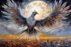 Moonlight Over Phoenix Art Print