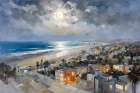 Moonlit City Art Print