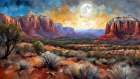 Moonlit Passage Art Print