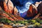 Mountain Serenade Art Print