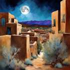 Night In The City Art Print