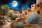 Night In The Desert Art Print