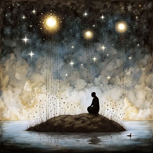Night Sky Meditation Astronomy and Space Print