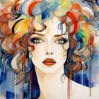 Painted Lady Art Print