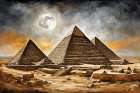 Pyramid Of The Moon Art Print