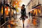 Rainy Day In Paris Art Print