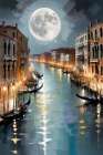 Reflection Of Moonlight Art Print