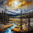River Of Time Art Print